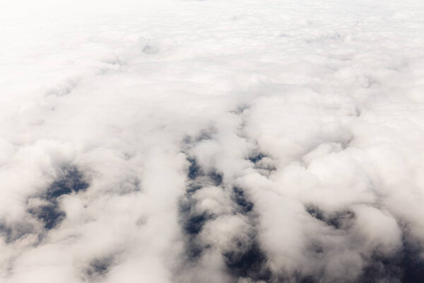 overcast sky with grey clouds in rome, italy