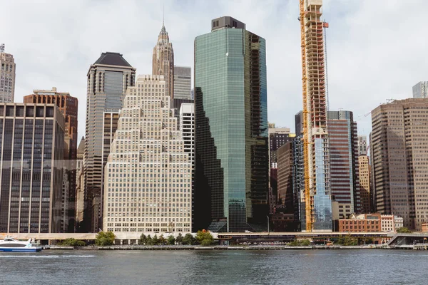 Manhattan, new york, usa - 8. Oktober 2018: schöner blick auf manhattan und atlantik, new york, usa — Stockfoto