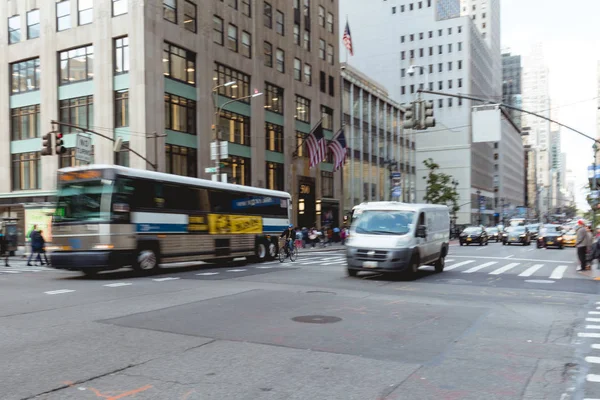 НЬЮ-ЙОРК, США - 8 октября 2018 года: кинокартина улицы Нью-Йорка, сша — стоковое фото