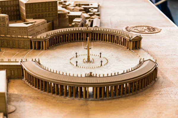 РИМ, ИТАЛИЯ - 28 ИЮНЯ 2019 г.: макет древнего Рима в Музее Ватикана — стоковое фото
