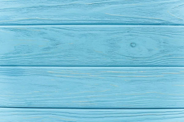 Vista superior de fundo azul de madeira — Fotografia de Stock