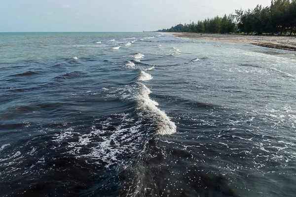 Dirty Sea Full Rubbish — Stock Photo, Image