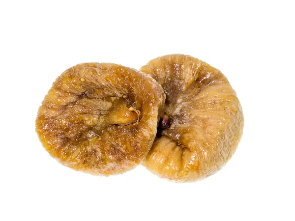 Close Dried Figs Fruit White Background — Stock Photo, Image