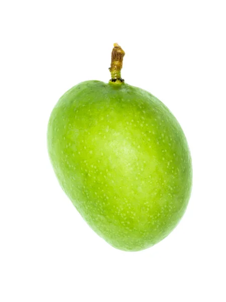 Zöld Mangifera Indica Mango Közelről — Stock Fotó