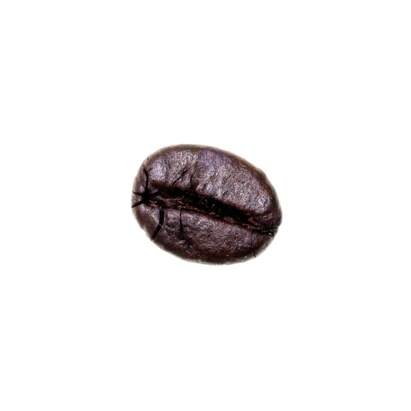 Close Roasted Coffee White Background — Stock Photo, Image