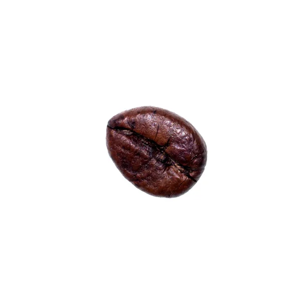 Close Roasted Coffee White Background — Stock Photo, Image