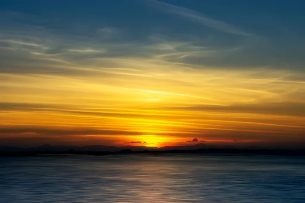 Céu Crepúsculo Lago — Fotografia de Stock