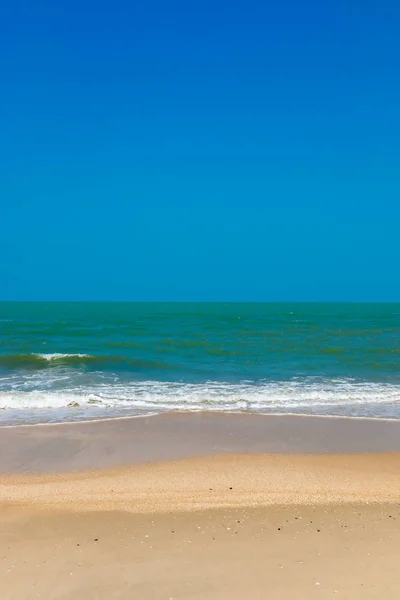 Ciel Bleu Sur Plage Mer Andaman Avec Espace Copie — Photo