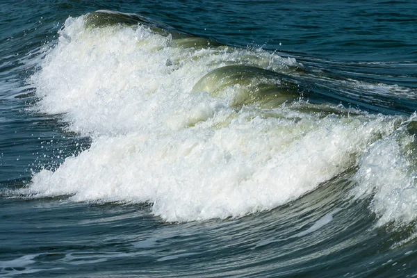 Біла Хвиля Морі — стокове фото