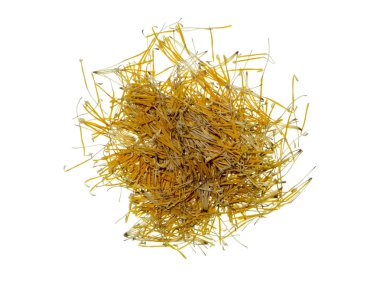 Lotus çiçeği (Nelumbo nucifera kuru polen kadar kapatın).