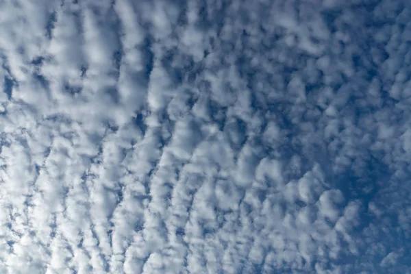 Vitt Moln Himlen Med Blå Himmel — Stockfoto