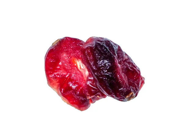 Close Dried Cranberrie White Background — Stock Photo, Image