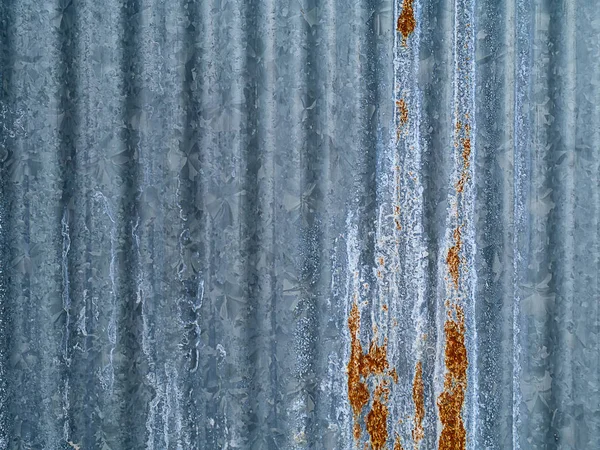 Old Zinc Sheets Begin Decay Background — Stock Photo, Image