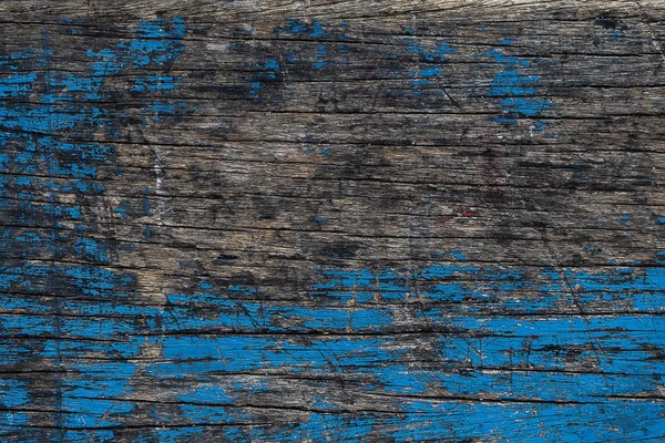 Vintage Legno Vecchio Con Sfondo Colore Blu — Foto Stock