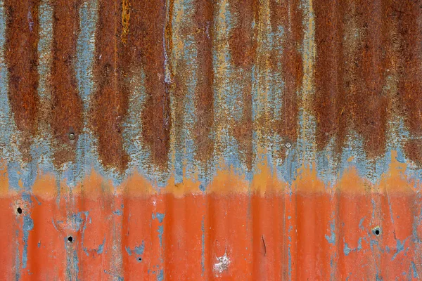 Old Zinc Sheets Begin Decay Background — Stock Photo, Image