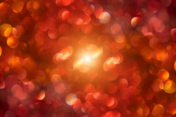 Fond Bokeh Pétillant Rouge Avec Lumière — Photo