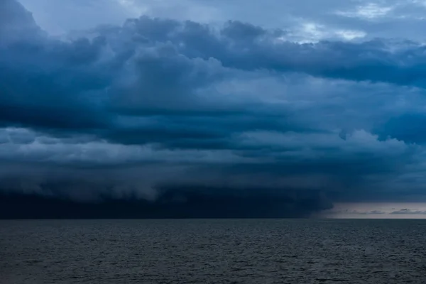 Seascape Rain Clouds — Stock Photo, Image