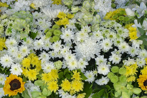 Stäng Upp Blommor Bakgrunden Bröllop — Stockfoto