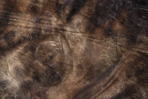 Close Texture Deep Brown Wood — Stock Photo, Image
