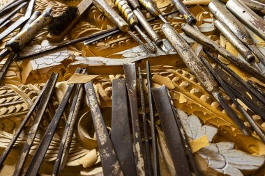 Tayland usta oyma ahşap.