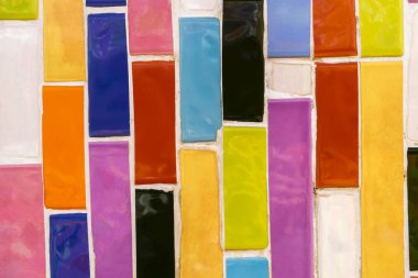 Dekoratif mozaik duvar arka plan üzerinde.