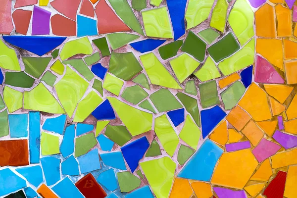 Decorative the mosaic on the wall background. — Stock Photo, Image