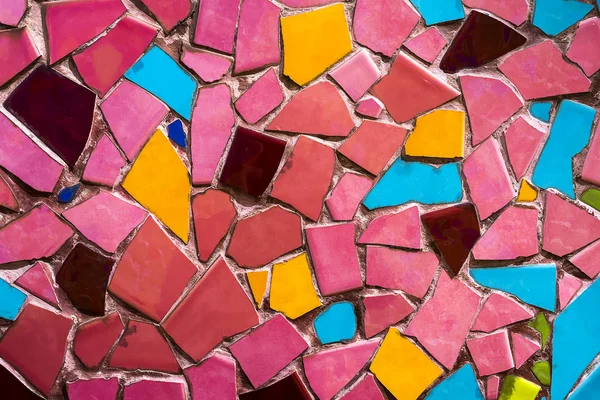 Decorative the mosaic on the wall background. — Stock Photo, Image
