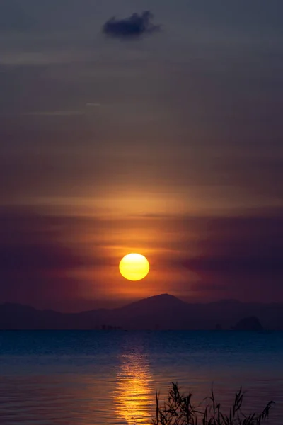 Paesaggio del cielo al tramonto — Foto Stock