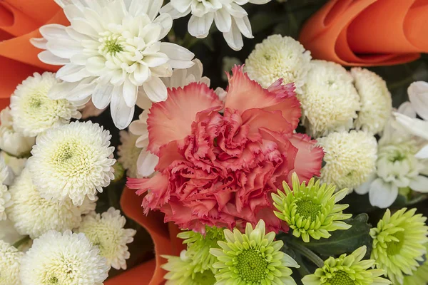 Flor de cerca en el fondo de la boda . — Foto de Stock