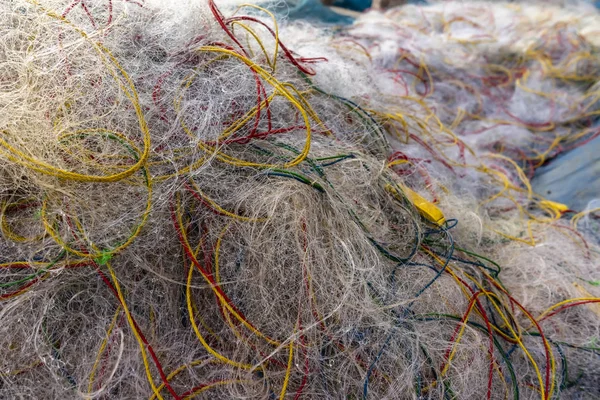 Soft focus of Old fishing net. — Stock Photo, Image