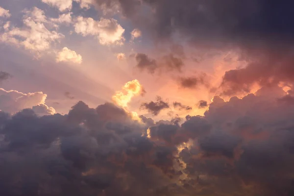 Las Nubes Fondo Del Cielo Con Luz — Foto de Stock