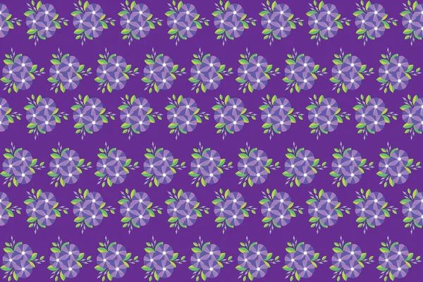 Ilustración Flor Gloria Mañana Violeta Abstracta Sobre Fondo Violeta Profundo — Archivo Imágenes Vectoriales