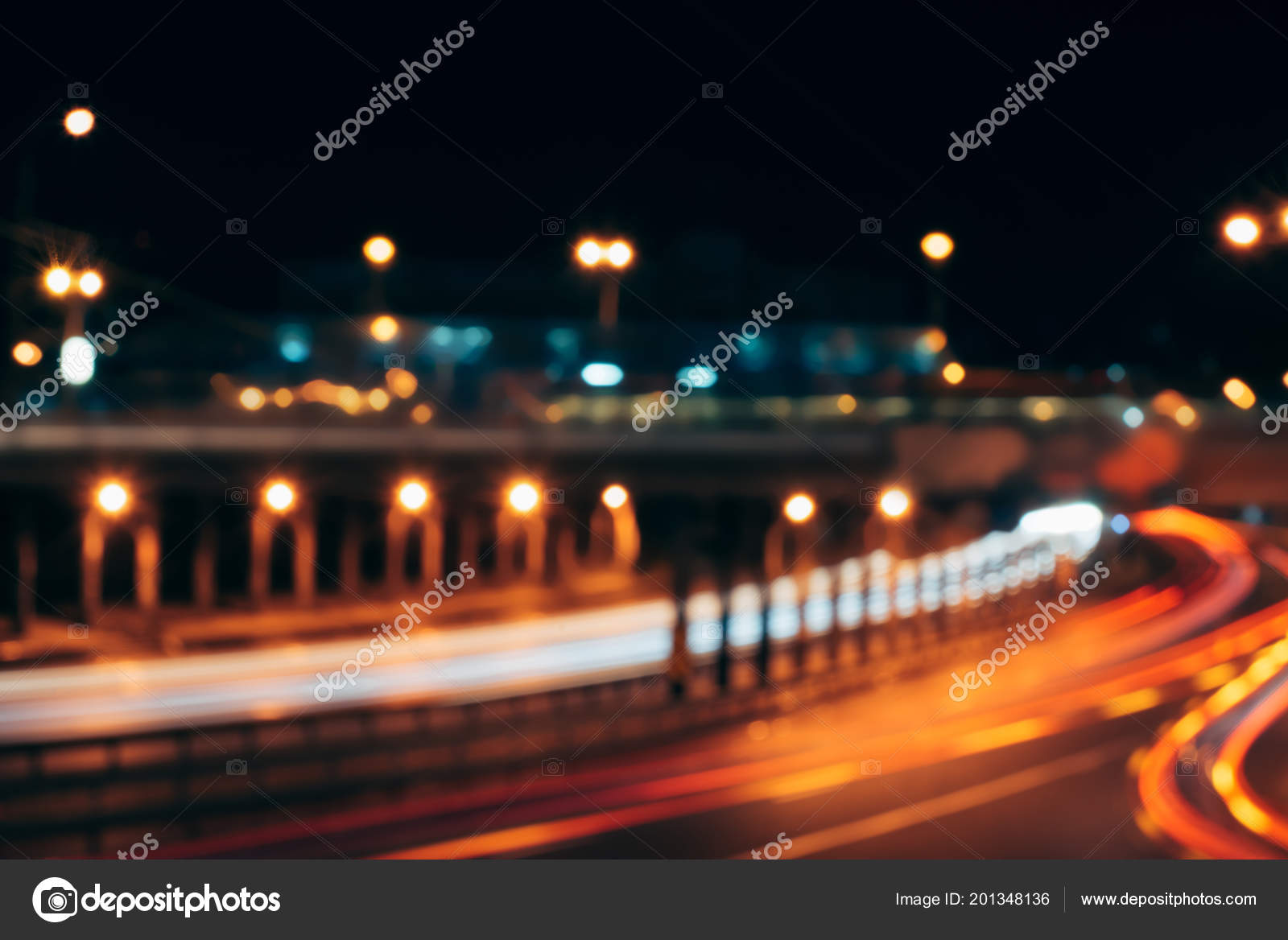 City Lights At Night Wallpaper Blurred View Night City Street