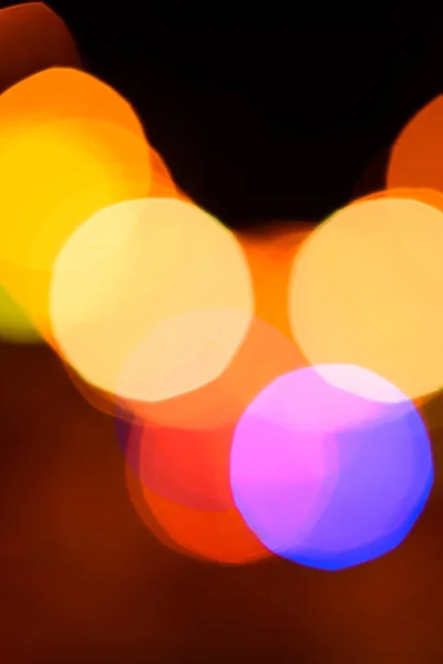 Close View Colorful Bokeh Lights Background — Free Stock Photo