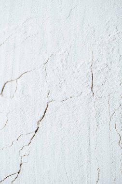 cracked background with white flour texture clipart