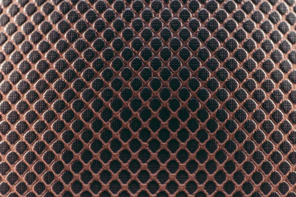 Närbild Brunt Läder Basket Boll Textur — Stockfoto