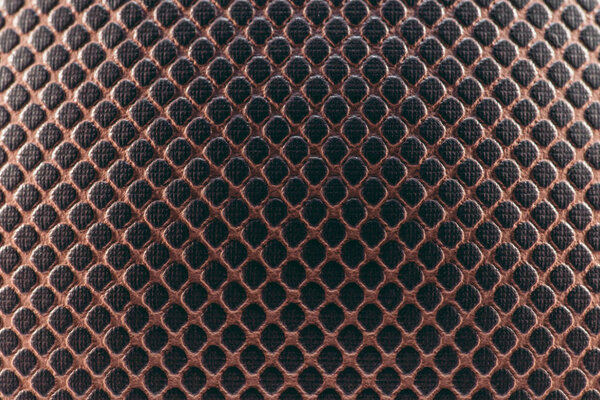 close up of brown leather basketball ball texture