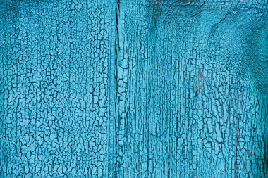 full frame of grungy blue wooden texture as background clipart