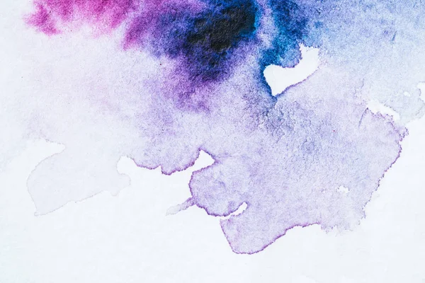 Abstracte Achtergrond Met Fel Paarse Aquarel Blots — Stockfoto