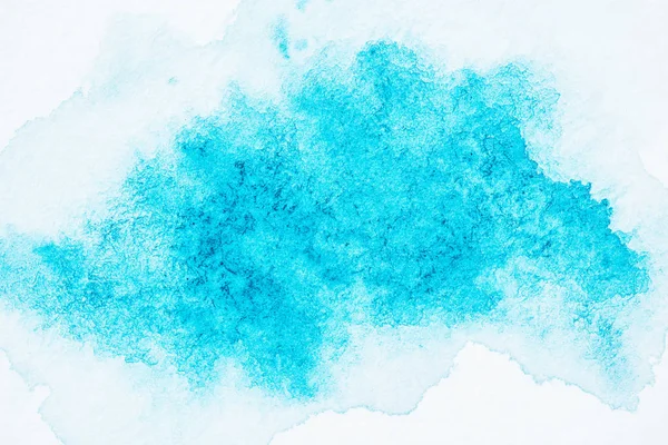 Abstract Bright Turquoise Watercolor Texture — Stock Photo, Image