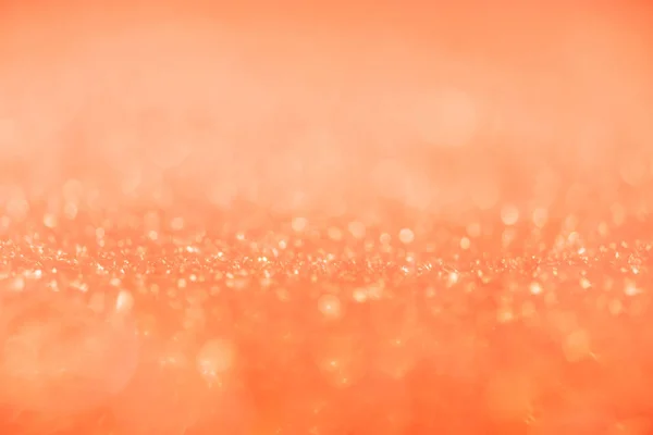 Abstract Oranje Achtergrond Met Glanzende Glitter — Stockfoto