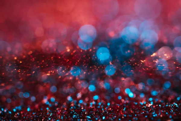 Vánoční Pozadí Růžová Tyrkysová Rozmazané Glitter — Stock fotografie