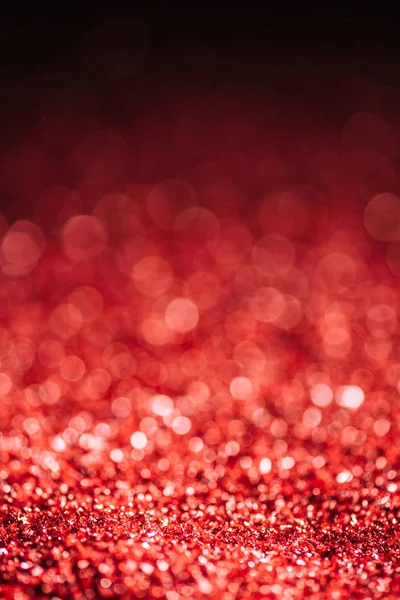 Abstract Christmas Background Red Defocused Glitter — Stock Photo, Image