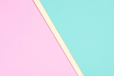 minimalist modern sarı, mavi ve pembe arka plan kopya alanı ile