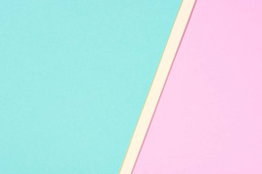 basit modern sarı, mavi ve pembe arka plan kopya alanı ile