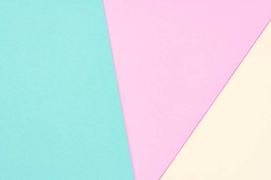 minimalist modern sarı, mavi ve pembe arka plan kopya alanı ile