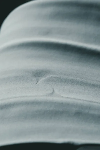 Macro vista della foglia di aloe grigio monocromo — Foto stock