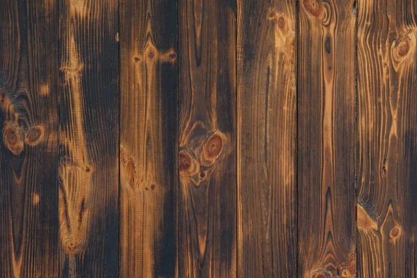 Imagen de marco completo de marrón rústico tablones de madera de fondo - foto de stock