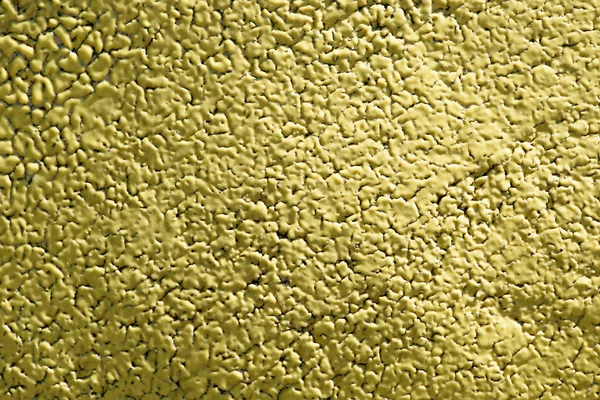 Imagem de quadro completo da parede velha com fundo de pintura chapeado amarelo — Fotografia de Stock