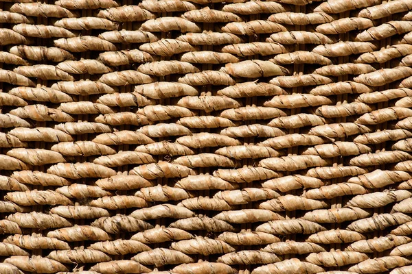 Full frame image of brown wicker background — Stock Photo